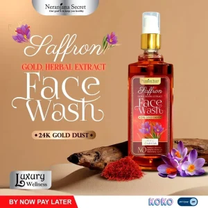 SAFFRON HERBAL EXTRACTS GOLD FACE WASH 200ML