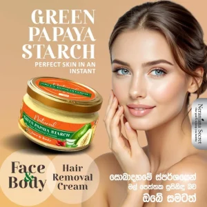 Hair Remover Green Papaya Starch Cream